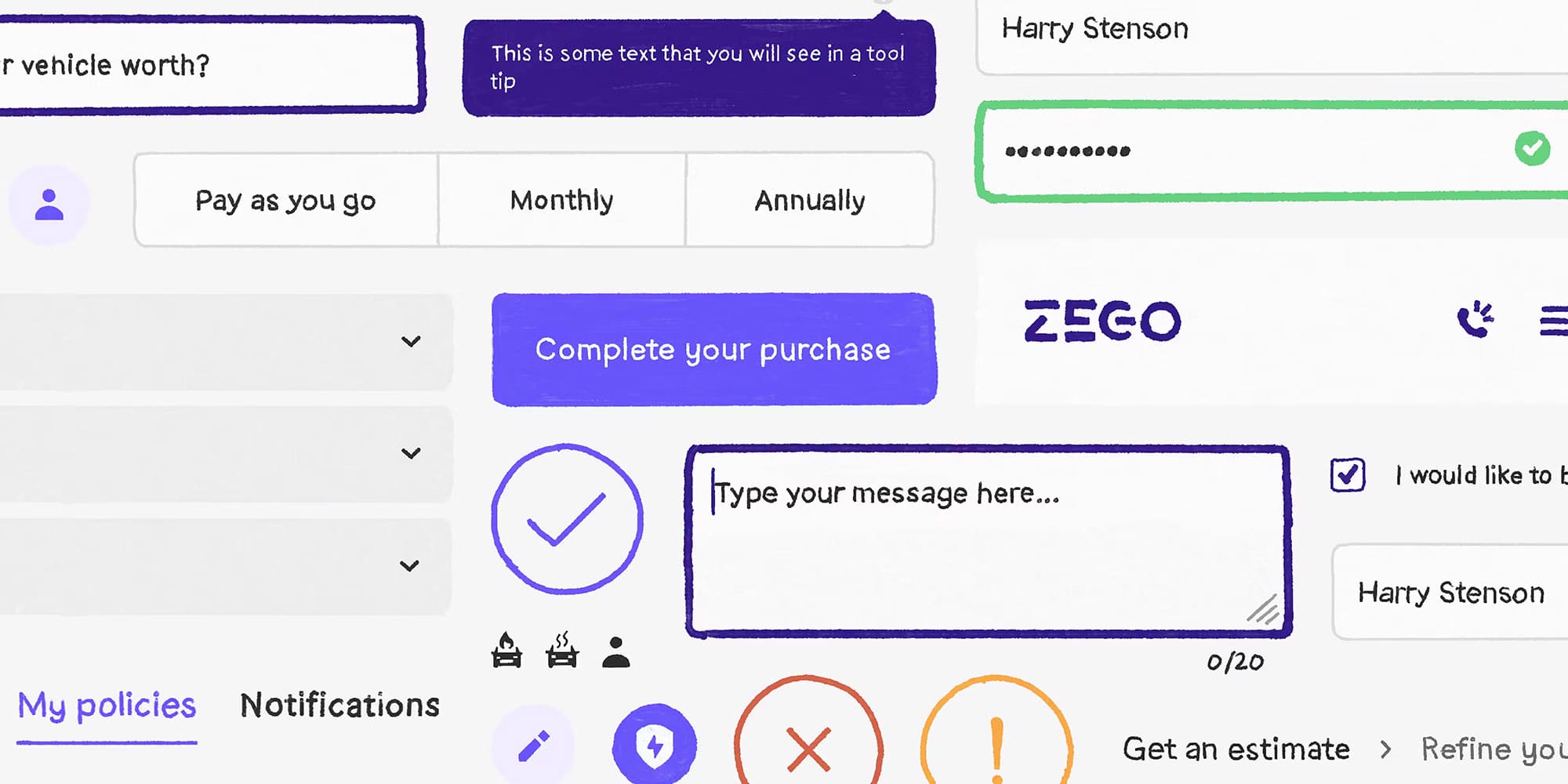 Zego — design system planning for scale