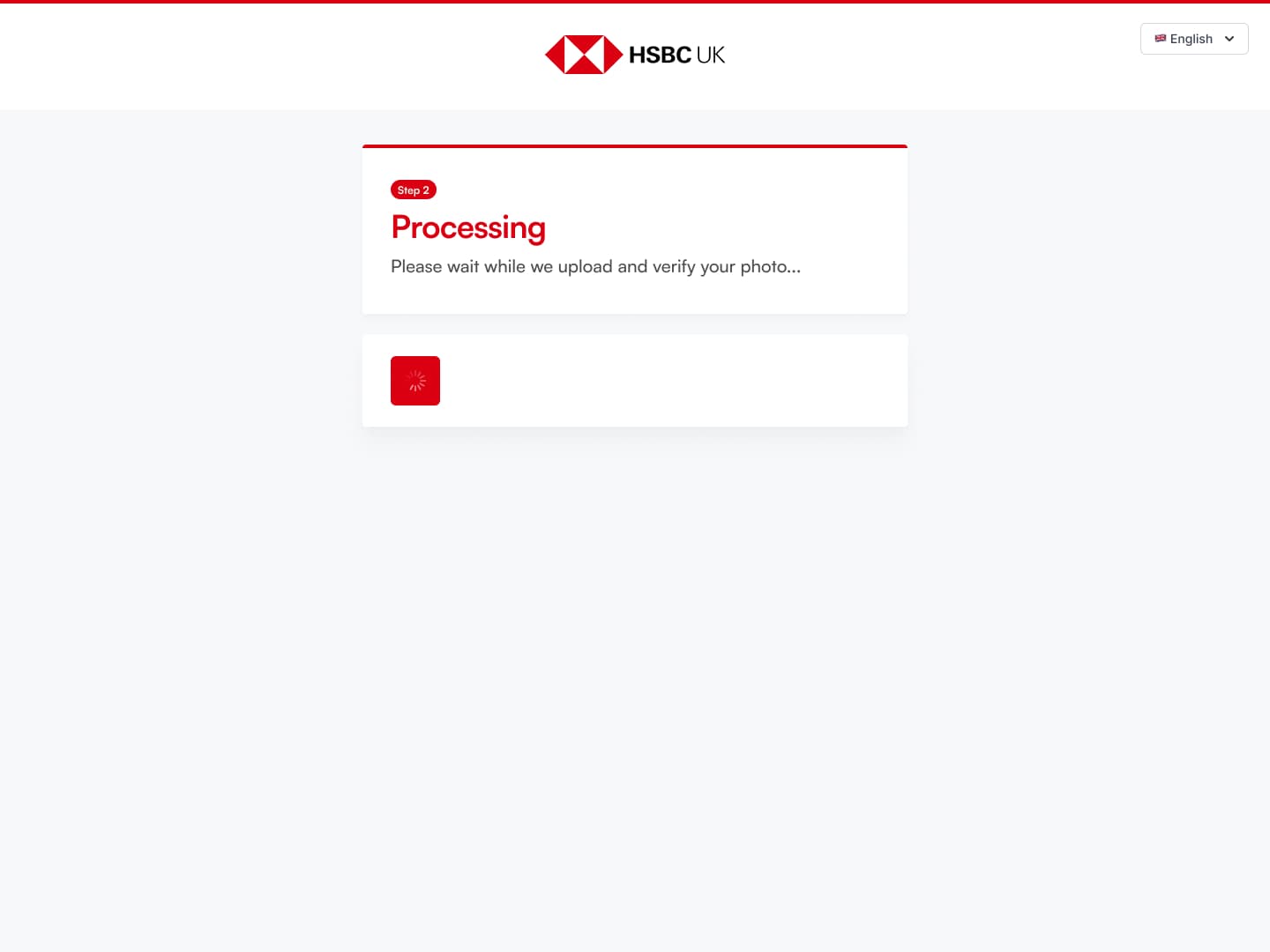 Activity loading screen