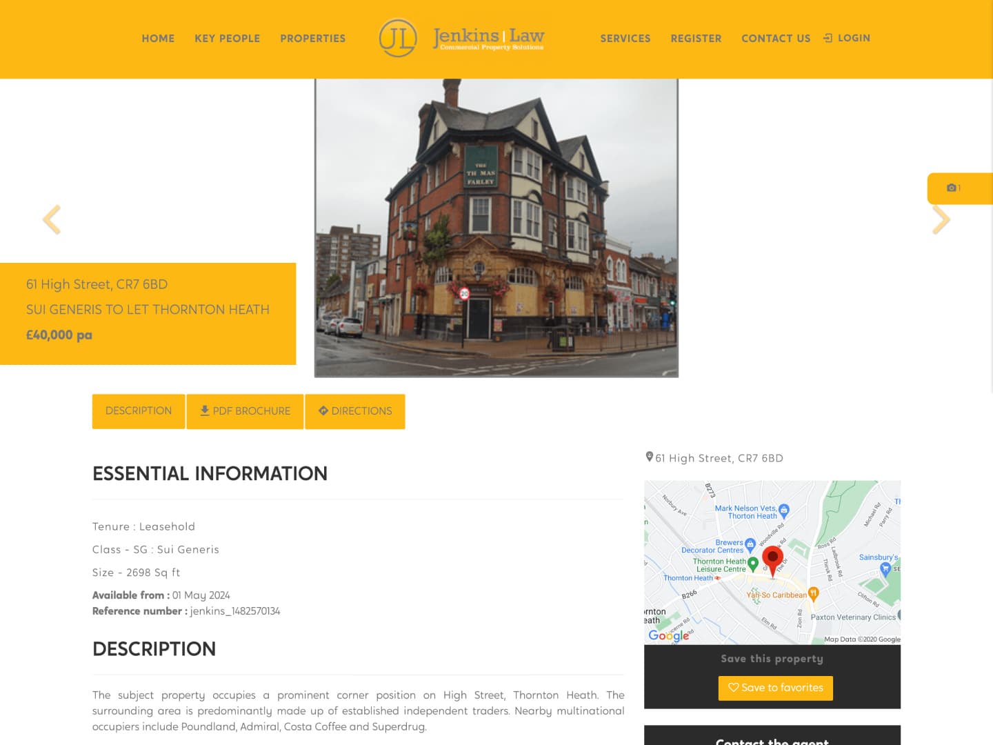 Jenkins Law — old site review 4