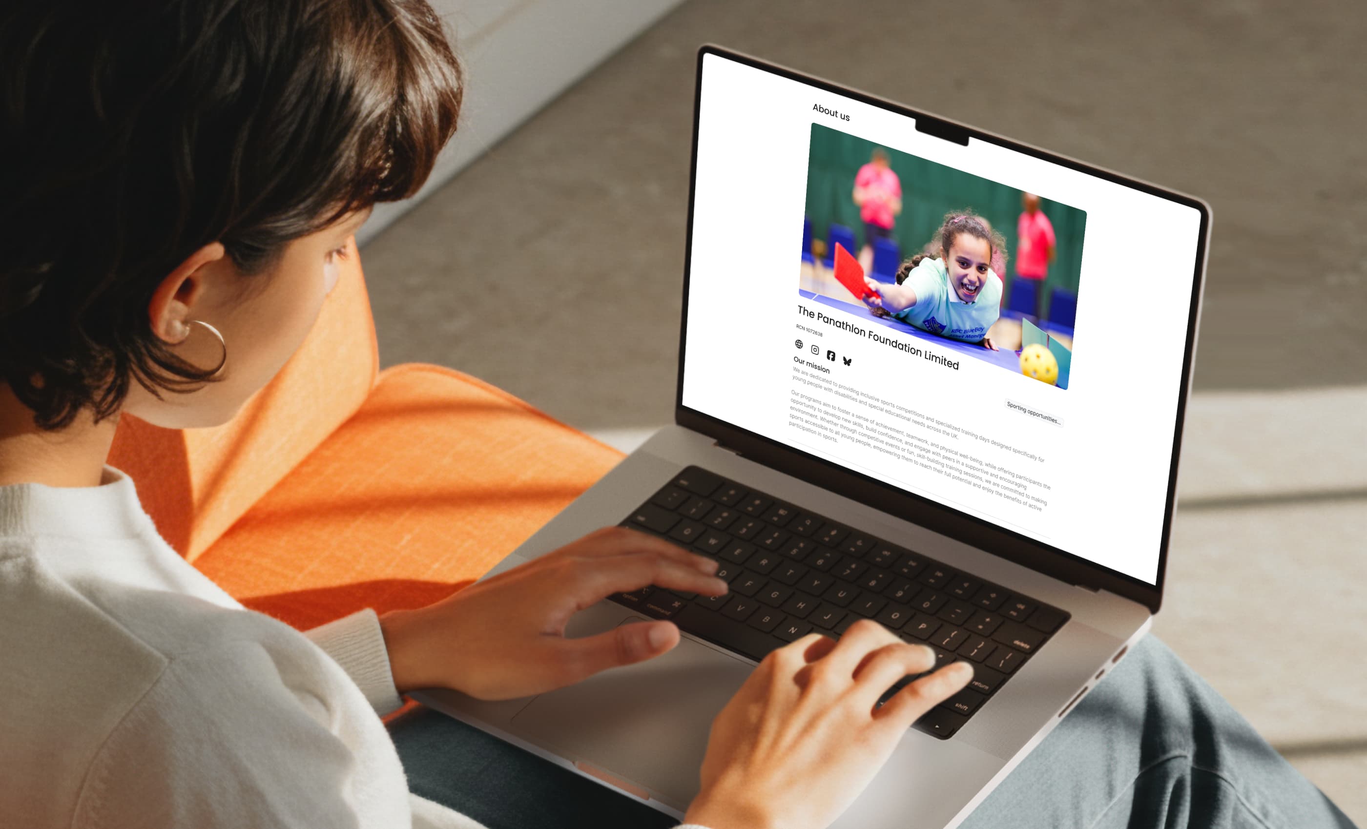 GiveMatch mobile mockup — campaigns