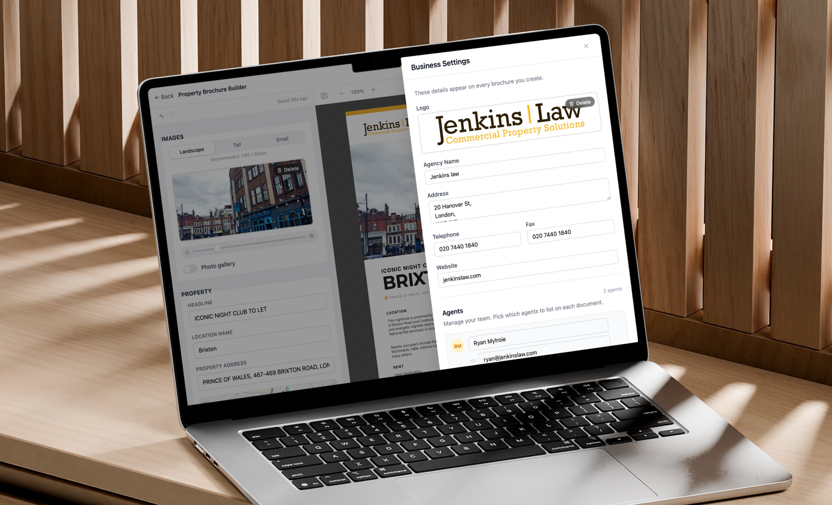Document Designer hero - document output