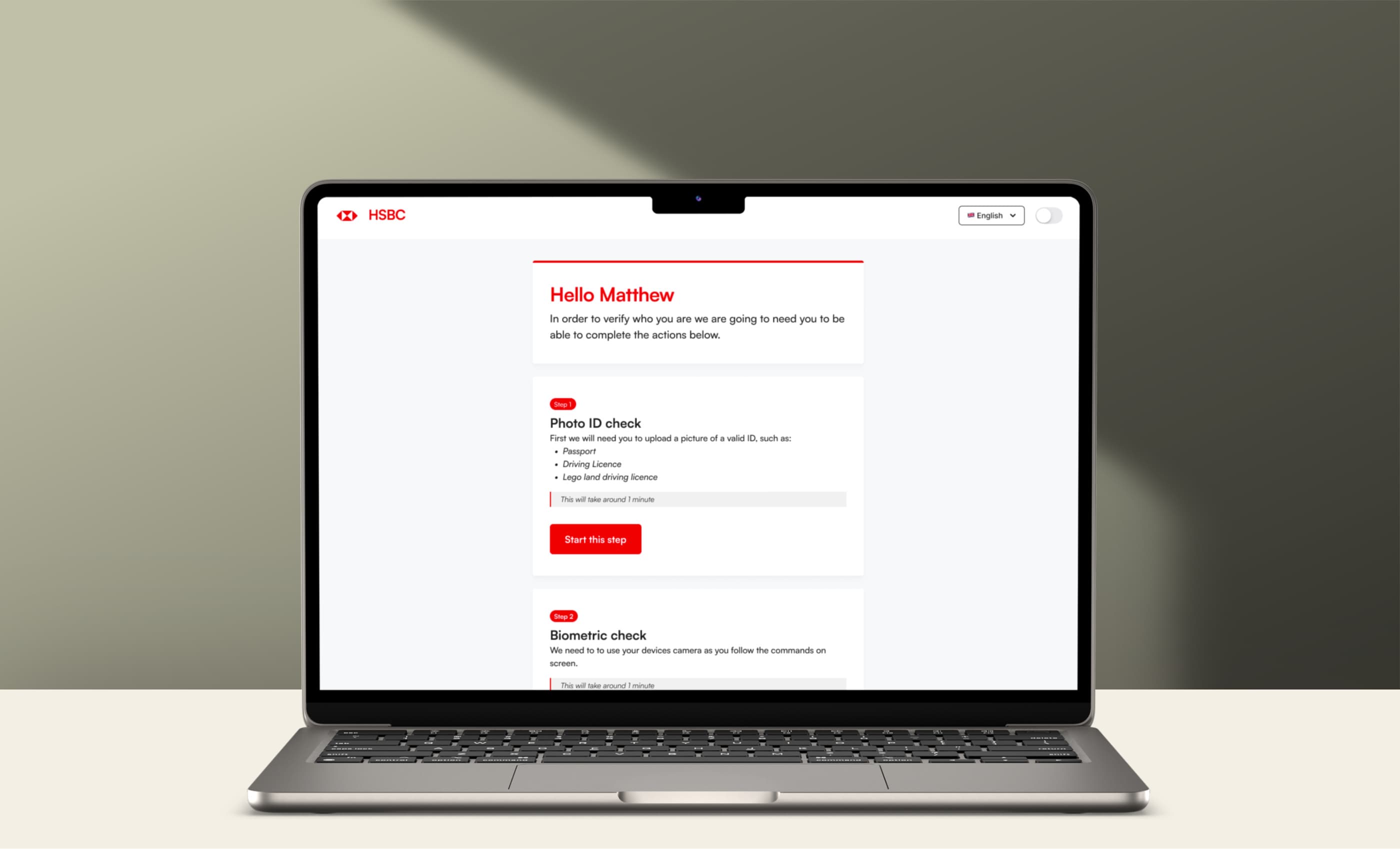 Orchestrate Identity — laptop mockup 1