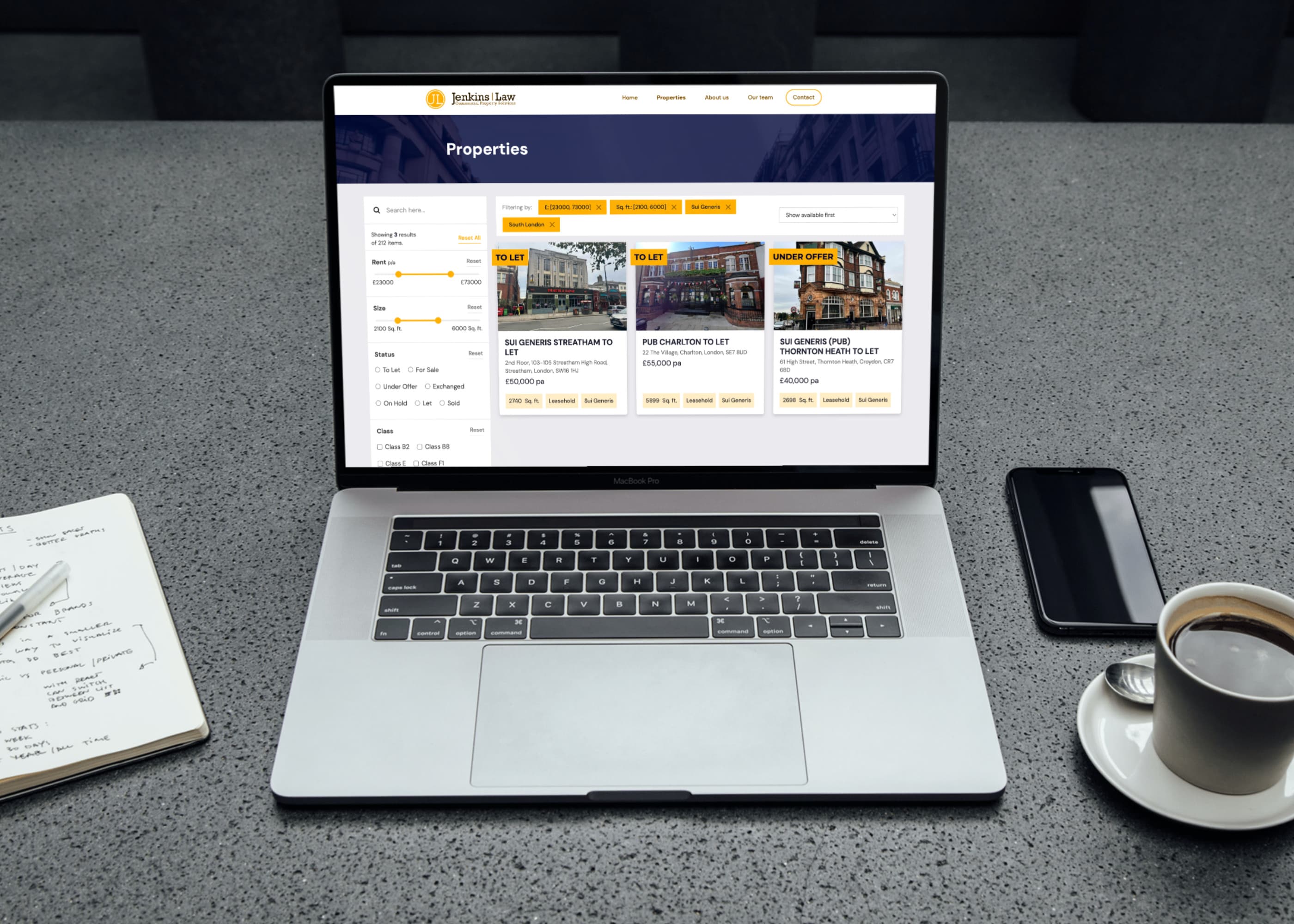 Jenkins Law — laptop mockup 2